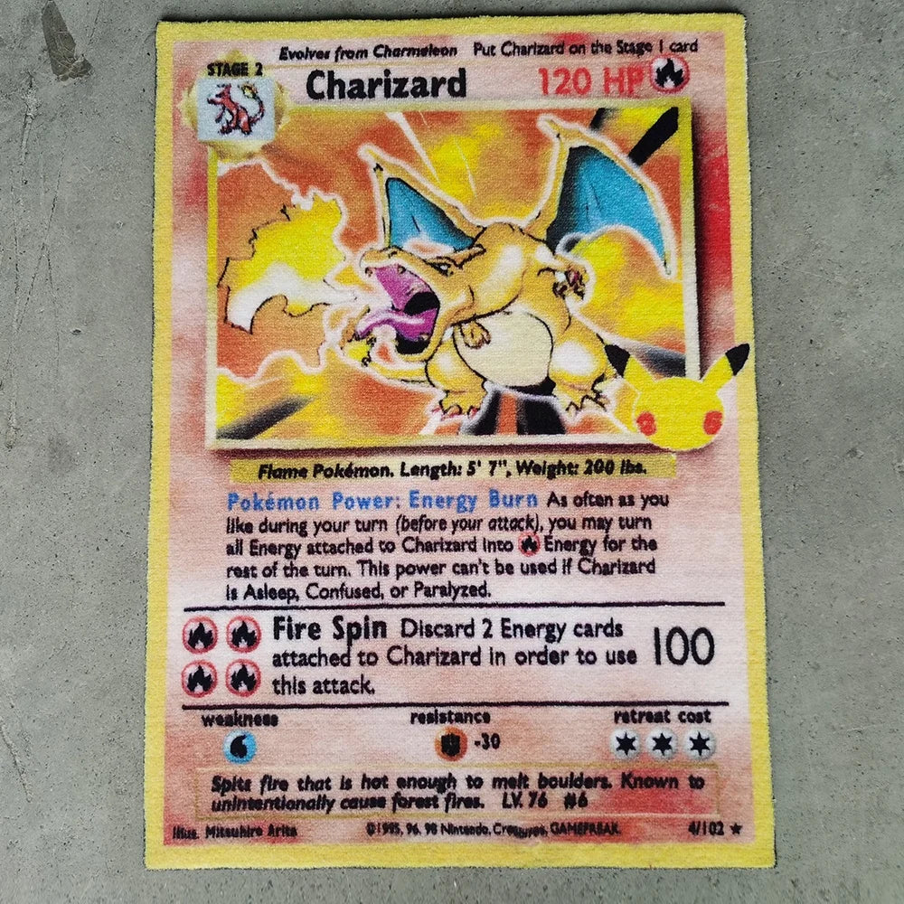 High Quality Pokemon Card Rugs