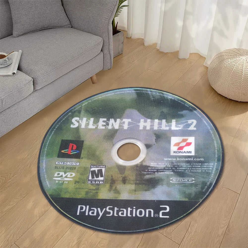 Silent Hill 2 / Vice City High-Quality Game Disc Rugs
