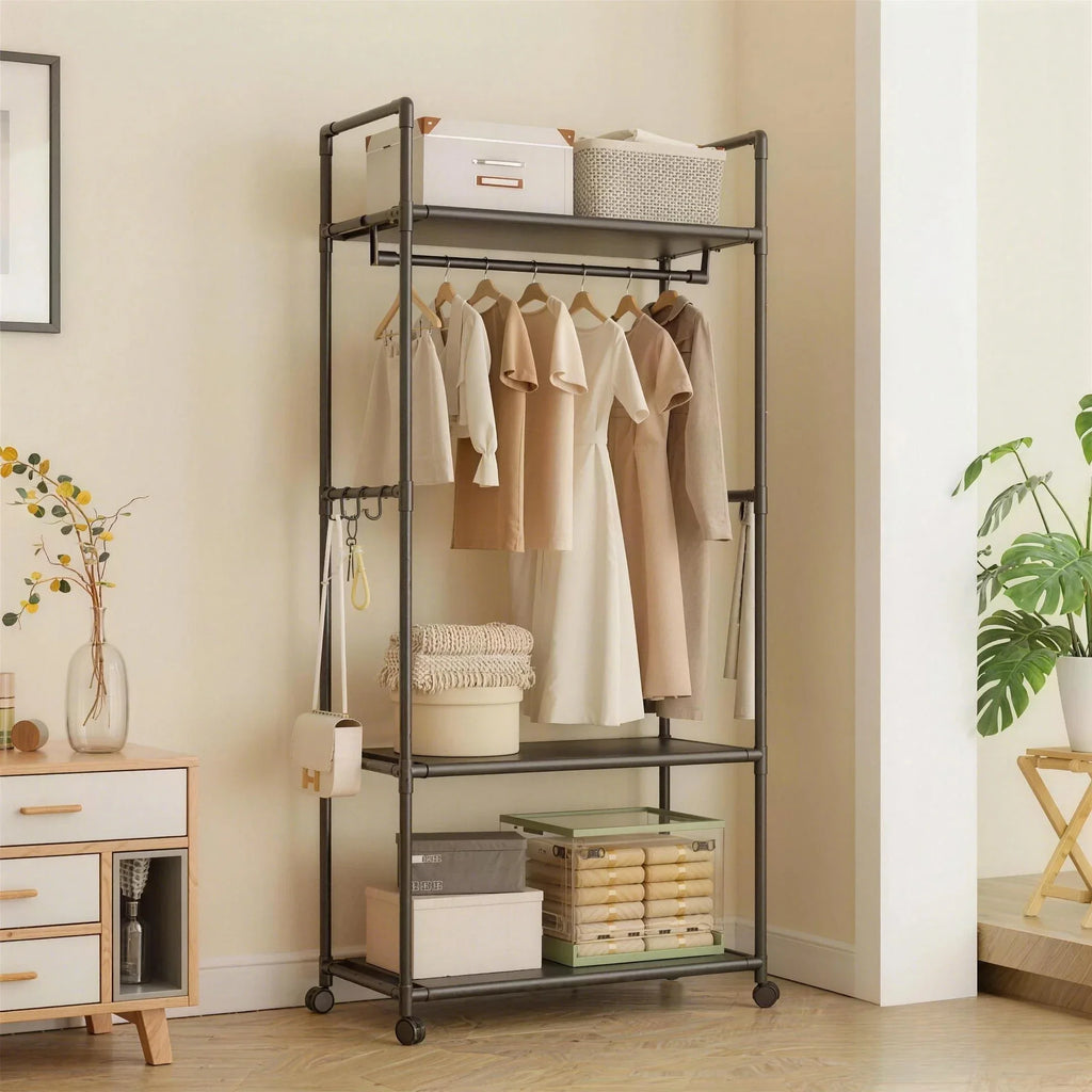 Multi-functional Coat Rack with Hooks
