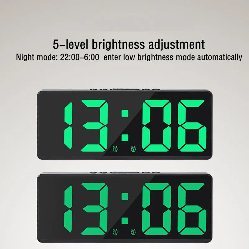 Digital Alarm Clock w/Voice Control